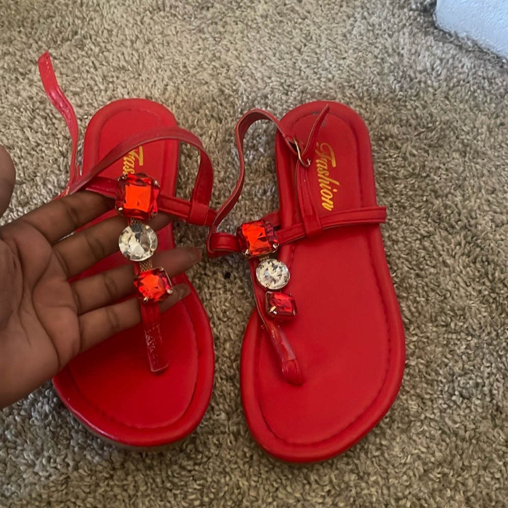 Gemstone sandals